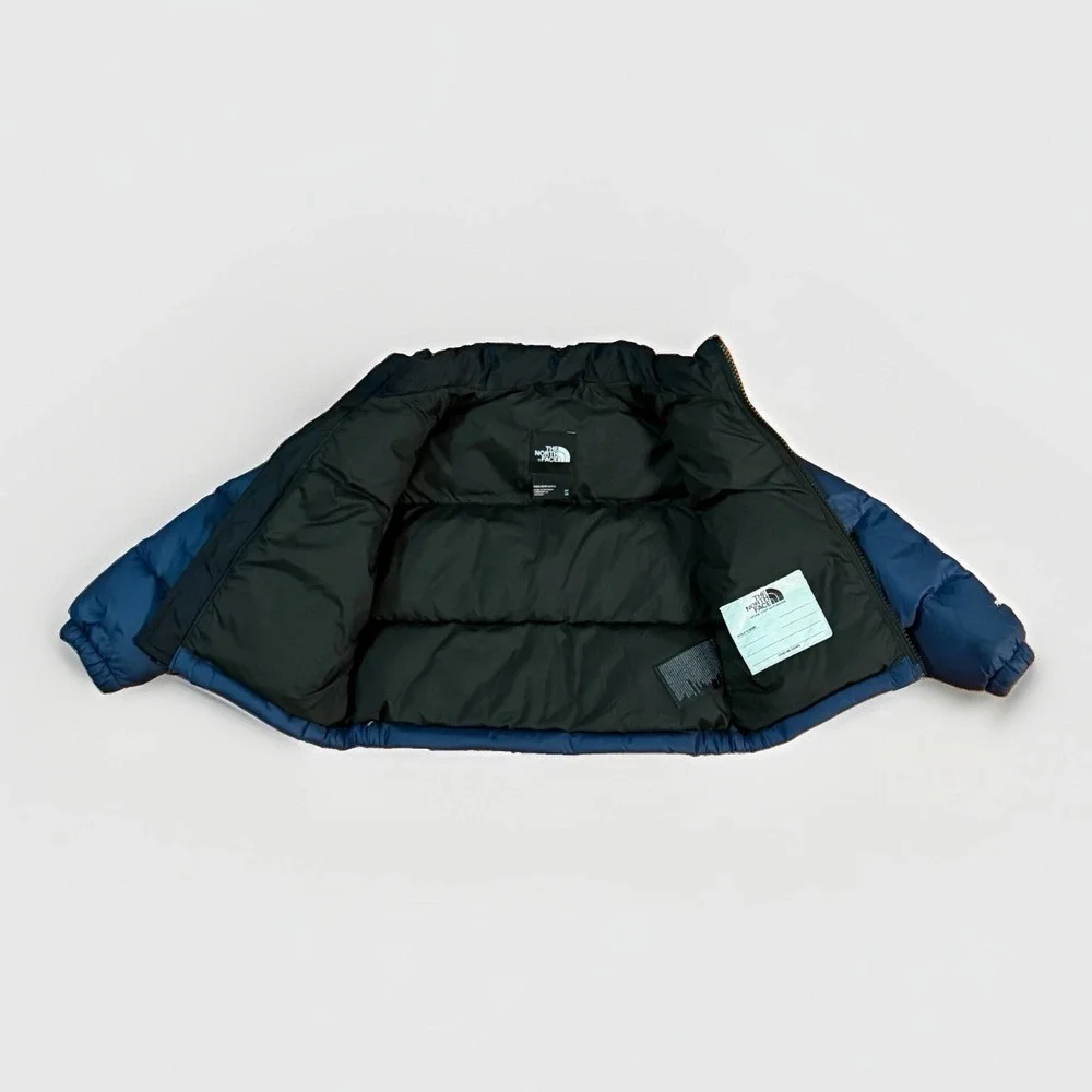The North Face Infant 1996 Retro Nuptse 700 Fill Down Puffer Jacket Blue 2T